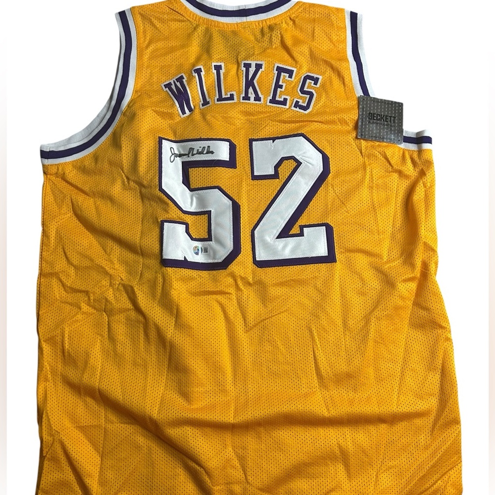 Jamaal Wilkes Signed Los Angeles Lakers Jersey #52 – Beckett Witnessed COA‎